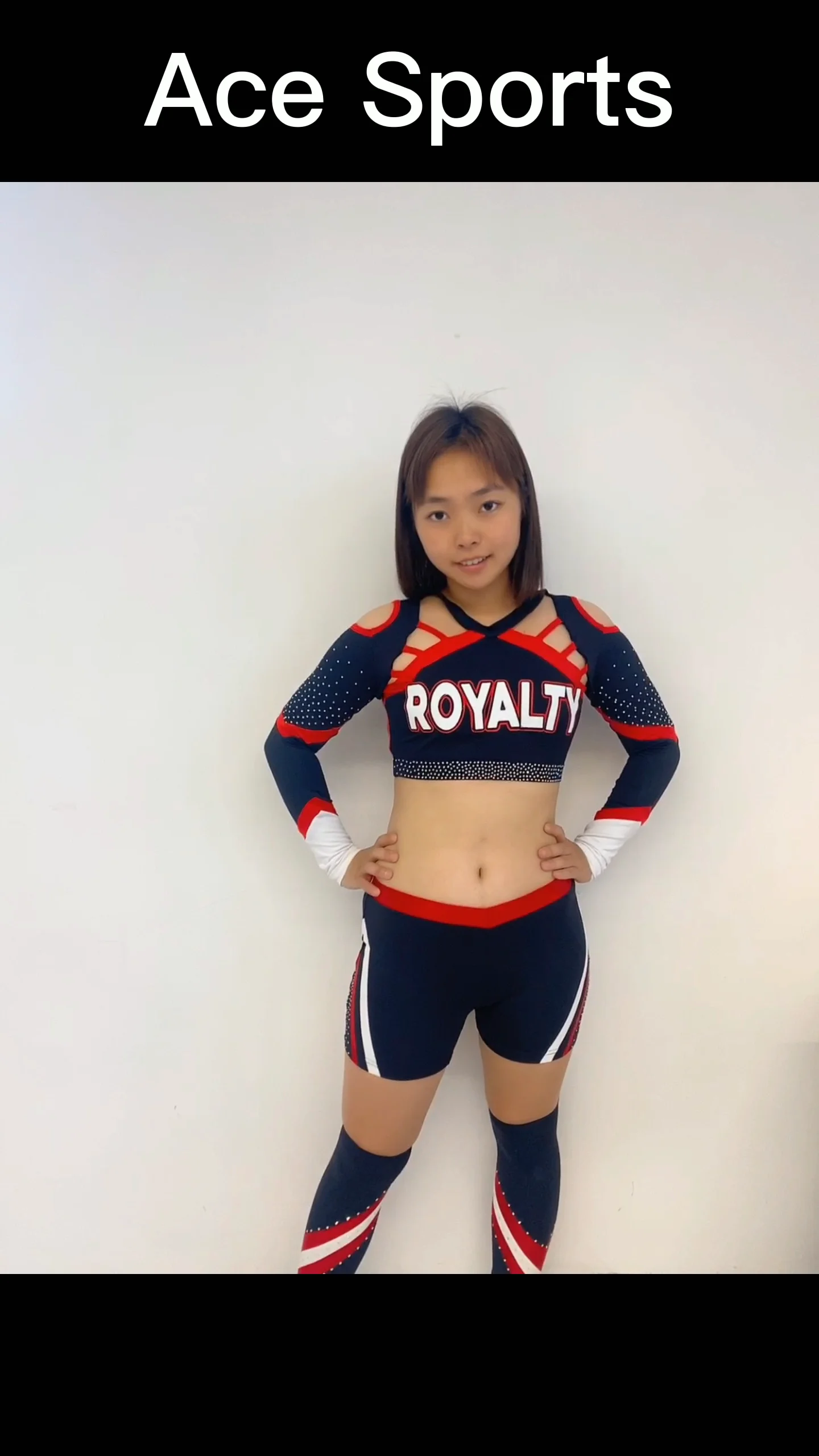 Adult Crop Top Cheerleader Costume All Star Competition Cheer Uniforms