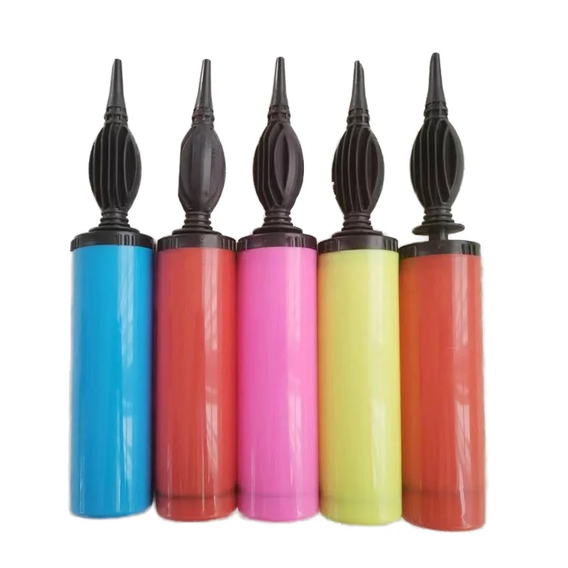Youlun Wholesale 10inch High Quality Small Portable Manual Balloon Pump Air Inflator for Party Inflating