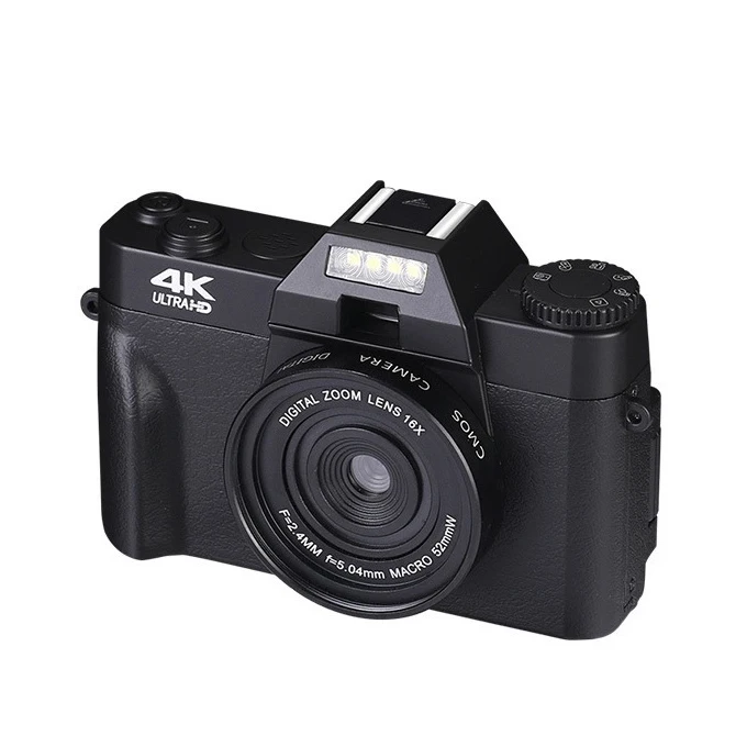 Popular Flip Screen 48 Megapixel WIFI 16X Zoom 4K HD High Resolution Selfie Digital Camera for Photography
