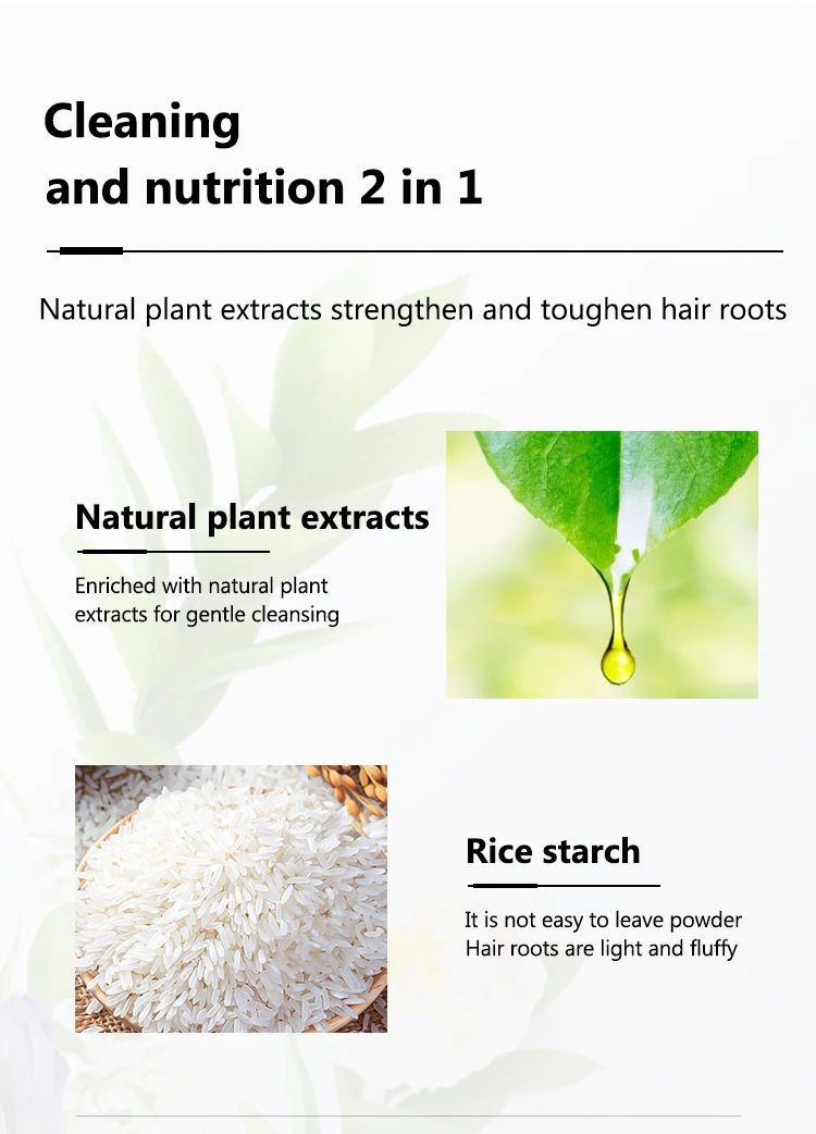 Mens Quick Dry Oil Hair Dry Shampoo Private Label Spray Shampoo Spray