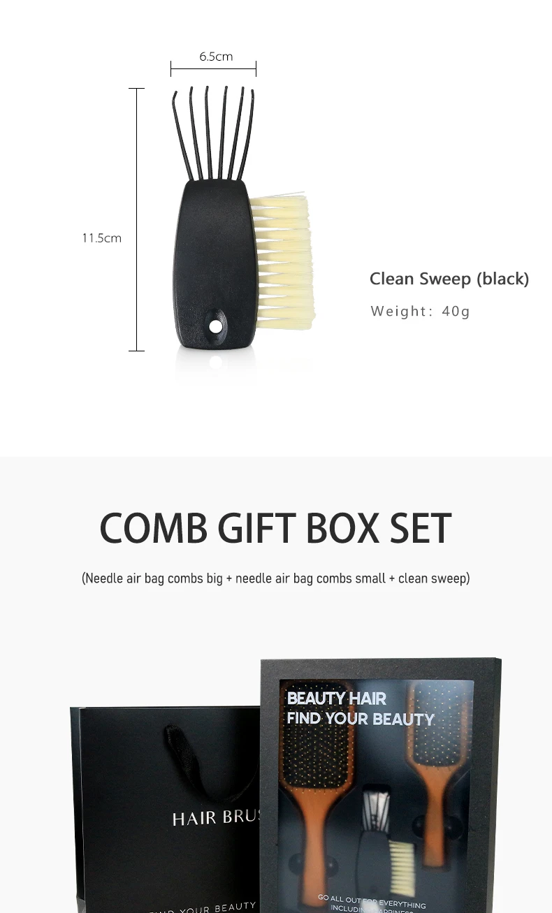 Masterlee 2024 New Set Steel Needle Wooden Massage Brushes And Cleaning Accessory Gift Set Buy