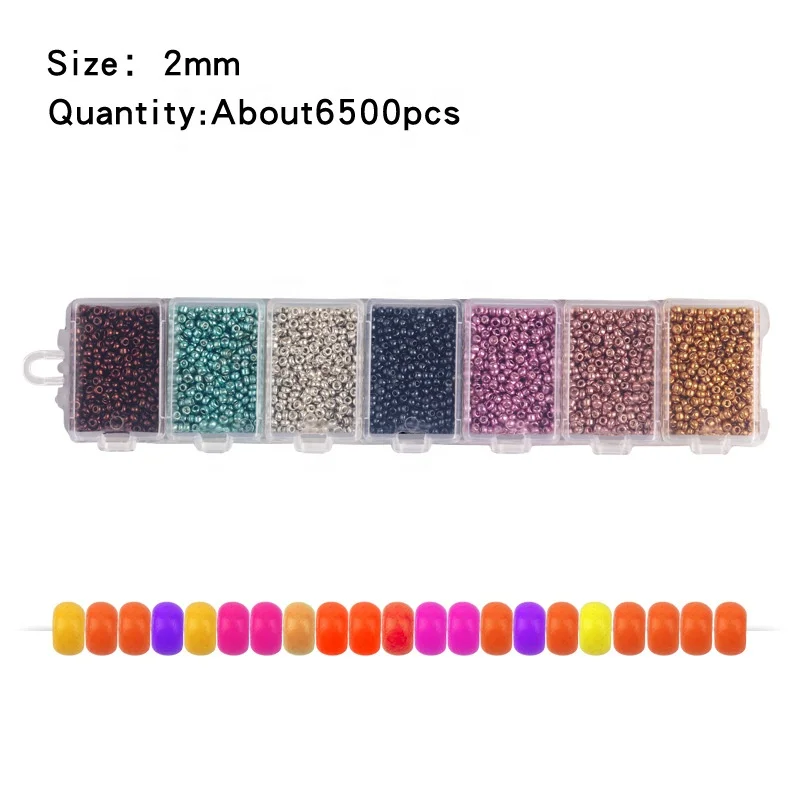 new design 2mm glass seed bead