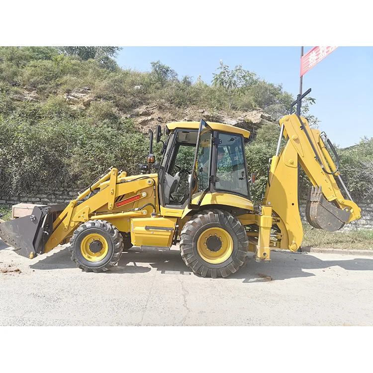 Aolite With Diesel 4x4 Front Backhoe Loader