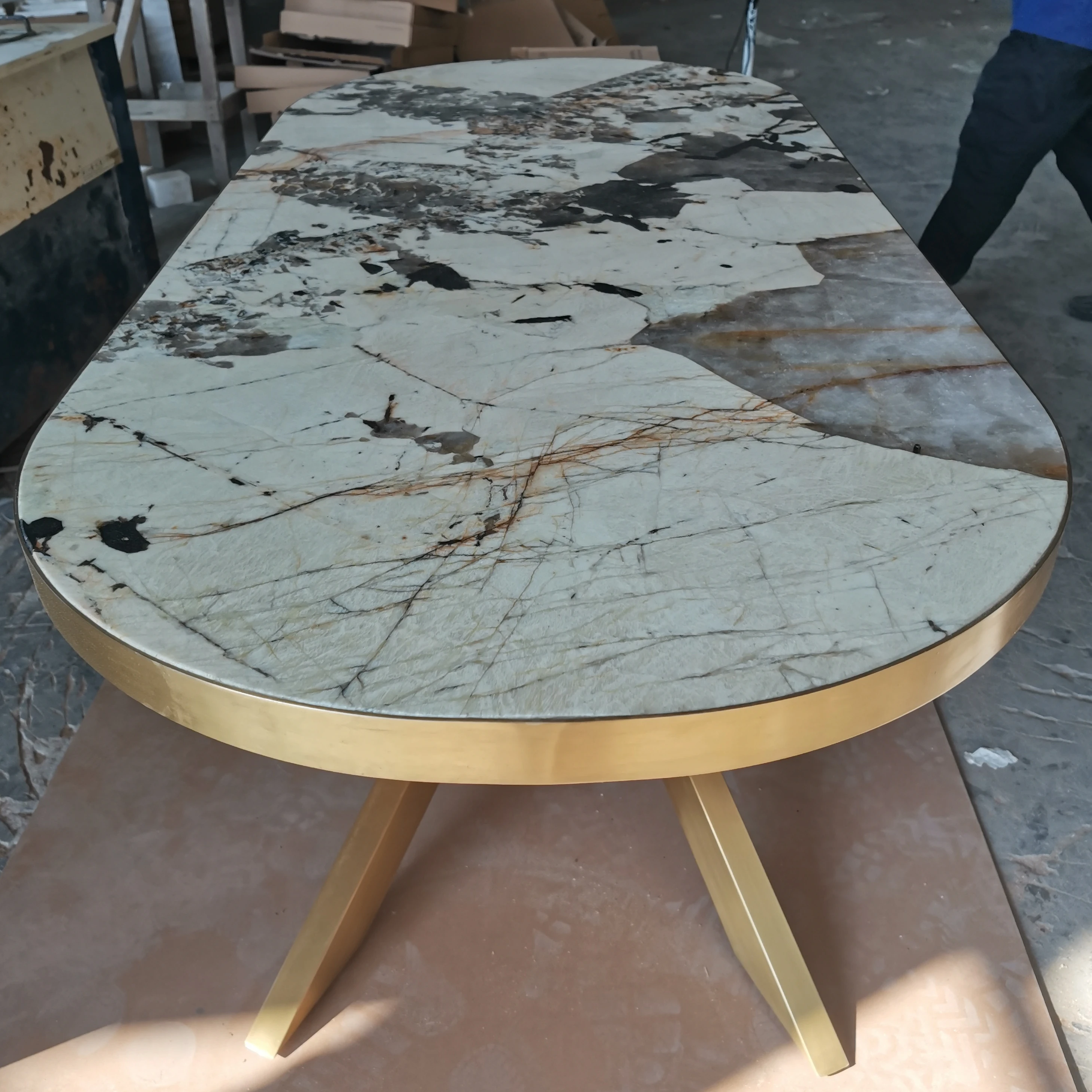 Овальные кухонные столы из Патагонии, 150 байт, 70 см