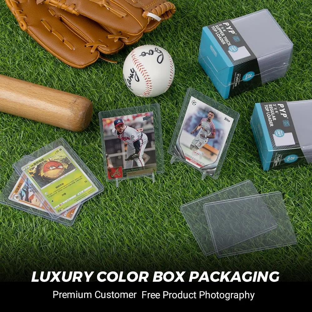 3"X4" Card Sleeves Hard Plastic Baseball Card Protectors Premium Football  TCG Top Loader for Sports Card Holder Toploader| Alibaba.com