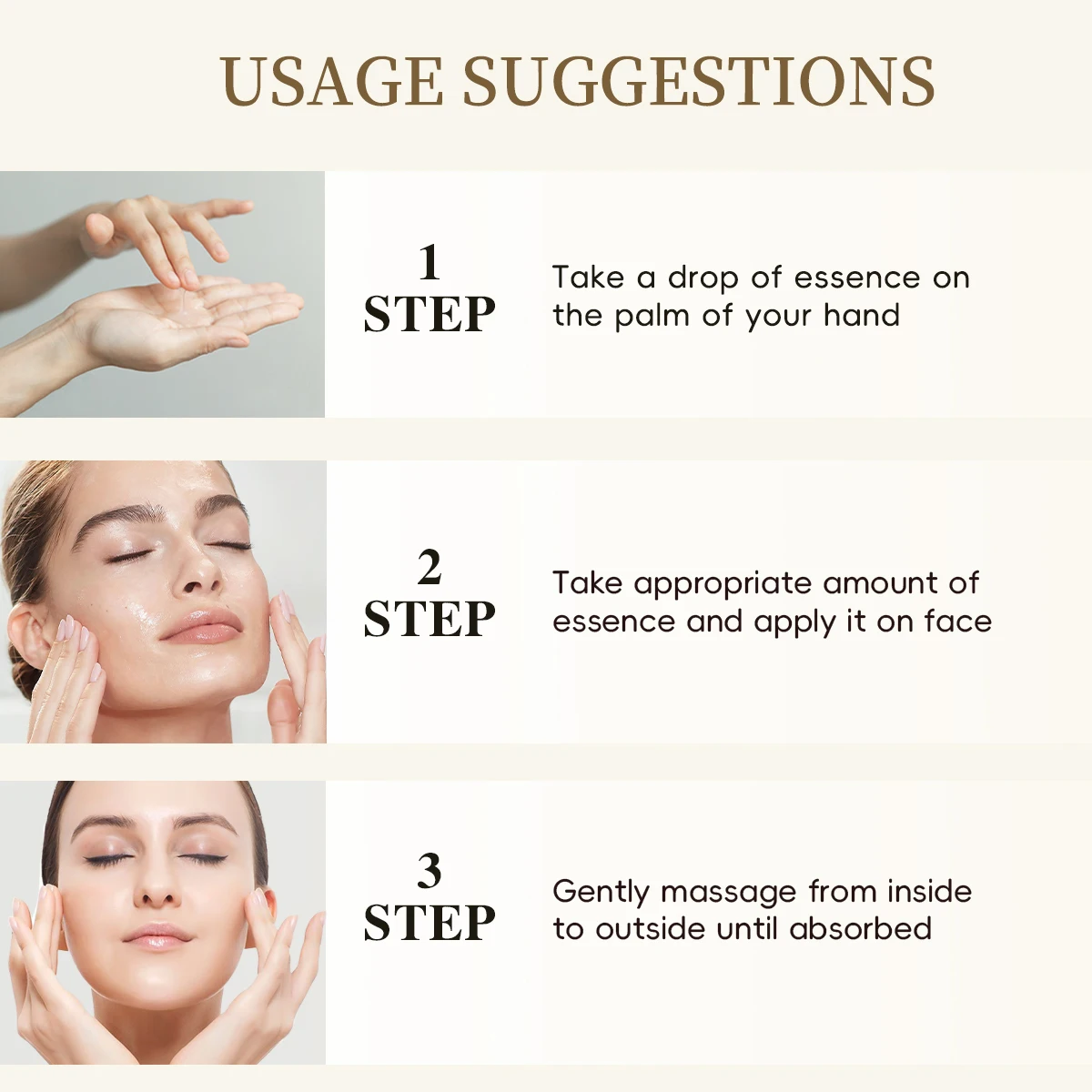 Custom Logo Best Ghk-Cu Facial Essence Firming Lift Anti Aging Lightening  Dark Spot Pigment Copper Peptide Face Skincare Serum
