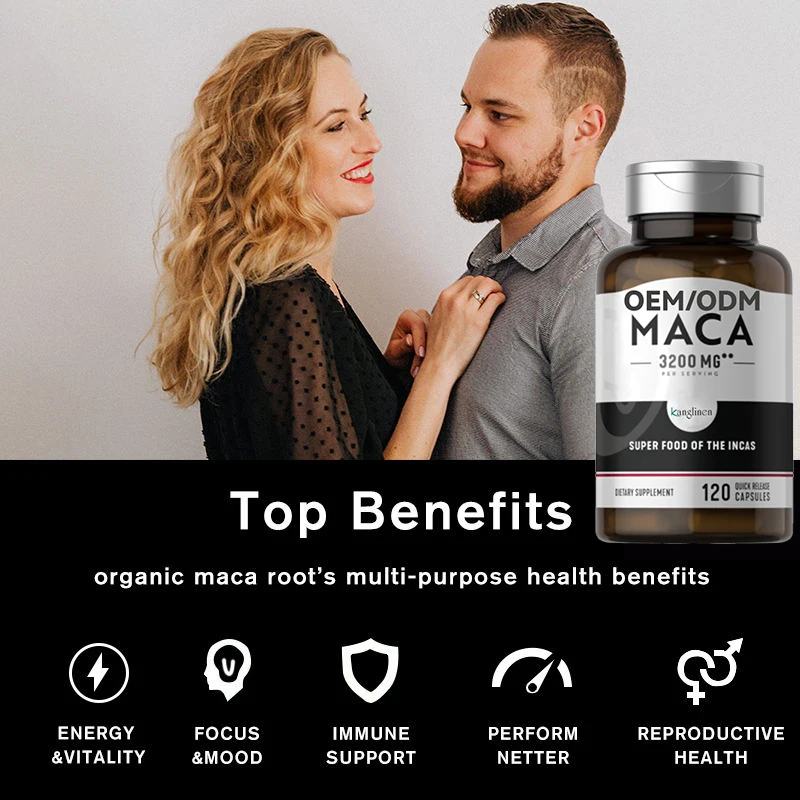 Oem Maca Root Capsule Long Time Herbal Powerful Energy Supplements