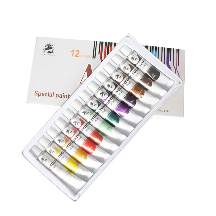 Source Art Acrylic Paint of 53 Colors 12 ml 18 colors Craft Paint Supplies  for Canvas, Painting, Wood, Ceramic Fabric on m.