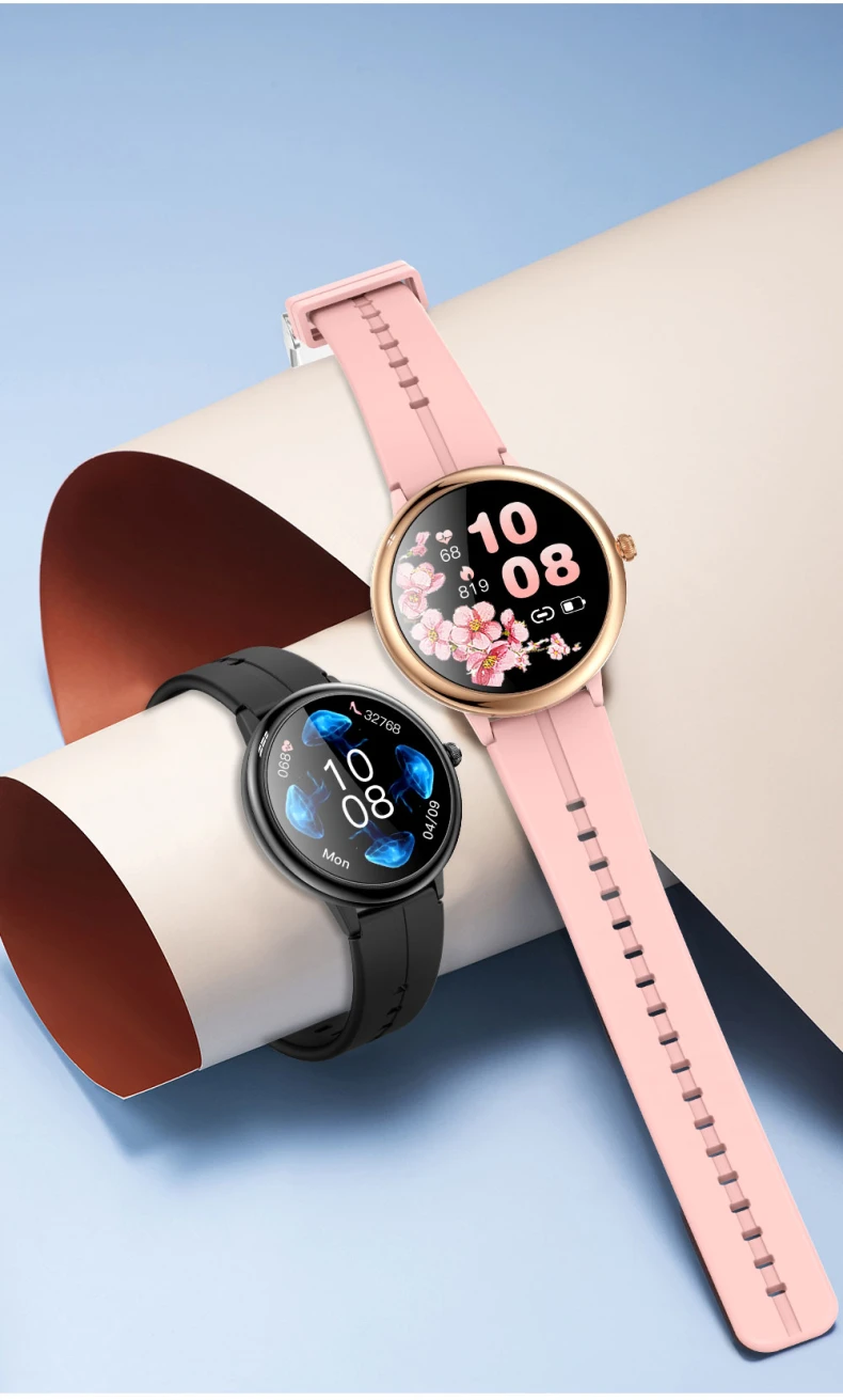 2022 New Arrivals R8 1.1 Inch Ladies Smart Watch Women with Round Screen Heart Rate Blood Pressure Female Physiological Reminder Smartwatch (22).jpg