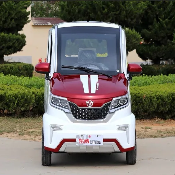 Newest 4-Seater Mini Electric Car Chinese New Energy 4-Wheel Pickup Automatic Gearbox Left Steering-Popular 4-Wheel Electric Car