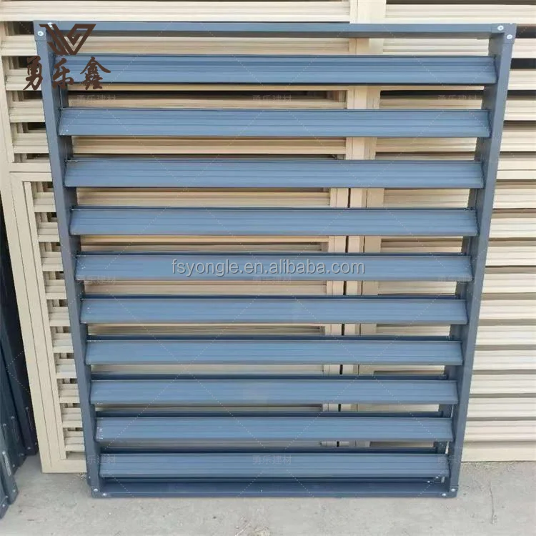Modern Decoration Aluminum Fix Louver Facade Louver Sunscreen Shutter
