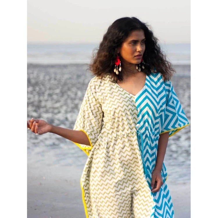 V-neck Maxi Skirt Swim Cover 