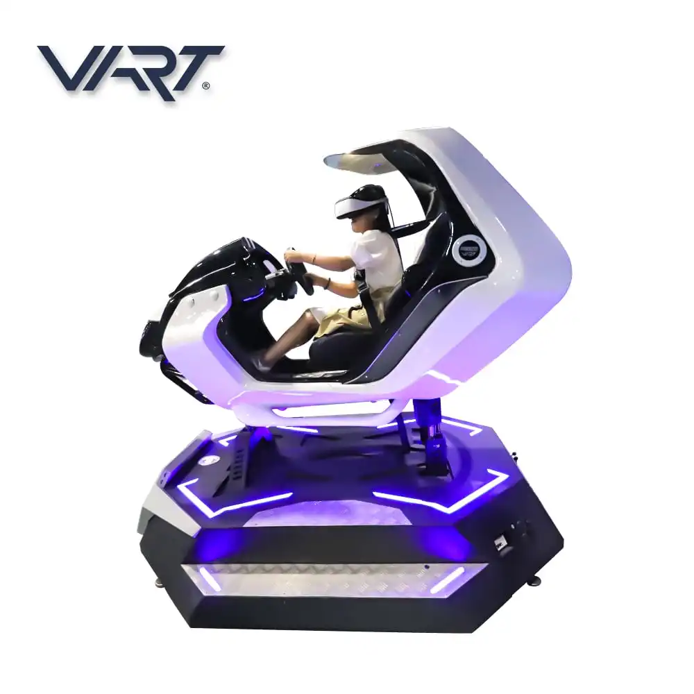 Entertainment Games Console Vr  Virtual Reality Car Driving Simulator with Robot Platform