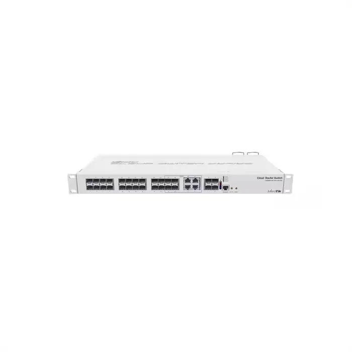 Switch MikroTik CRS328-24P-4S+RM - 24 Ports Gigabit PoE + 4 Ports SFP Pour Réseaux Professionnels - 6