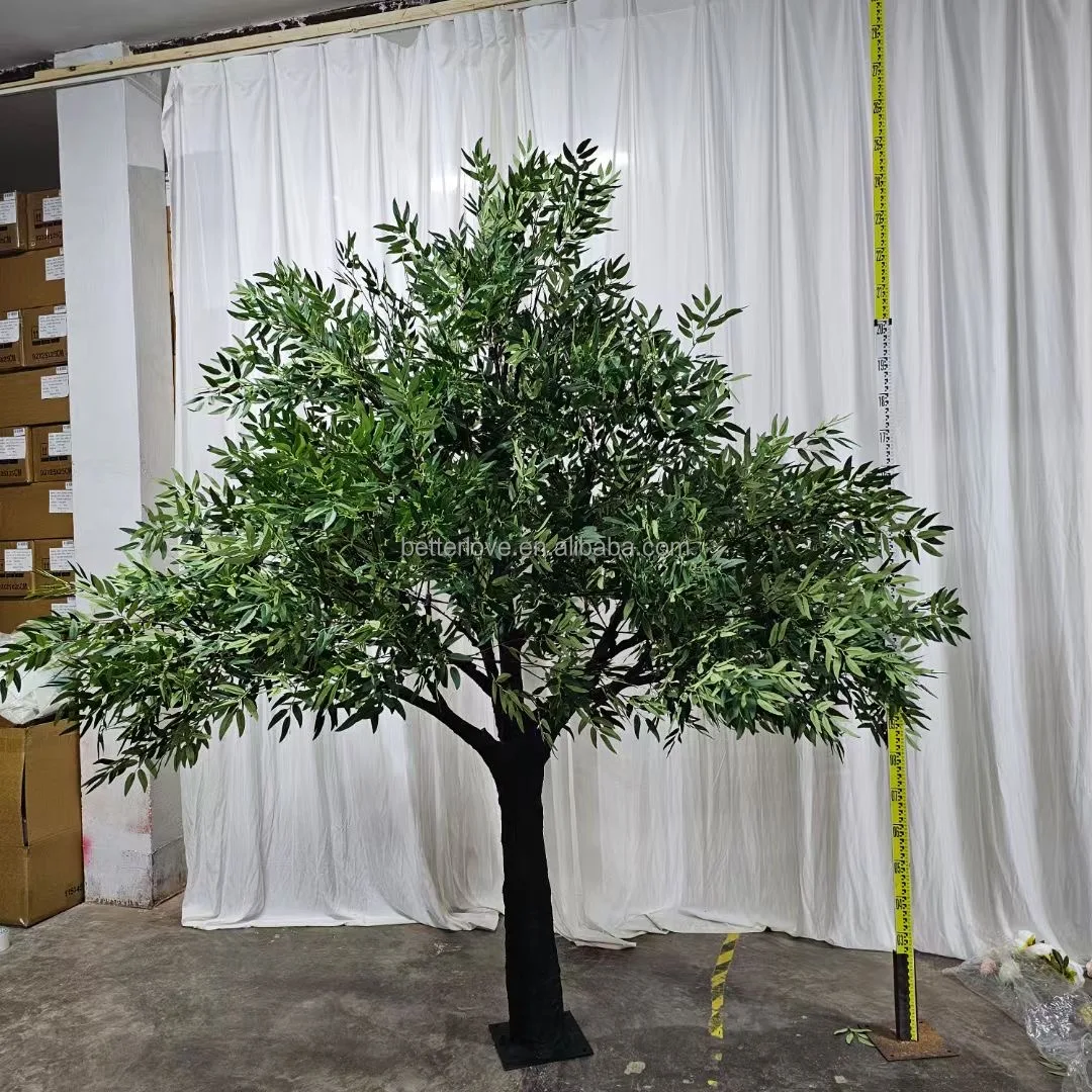 Big Faux Olive Tree Large Green Big Evergreen Faux Indoor 3 Meter
