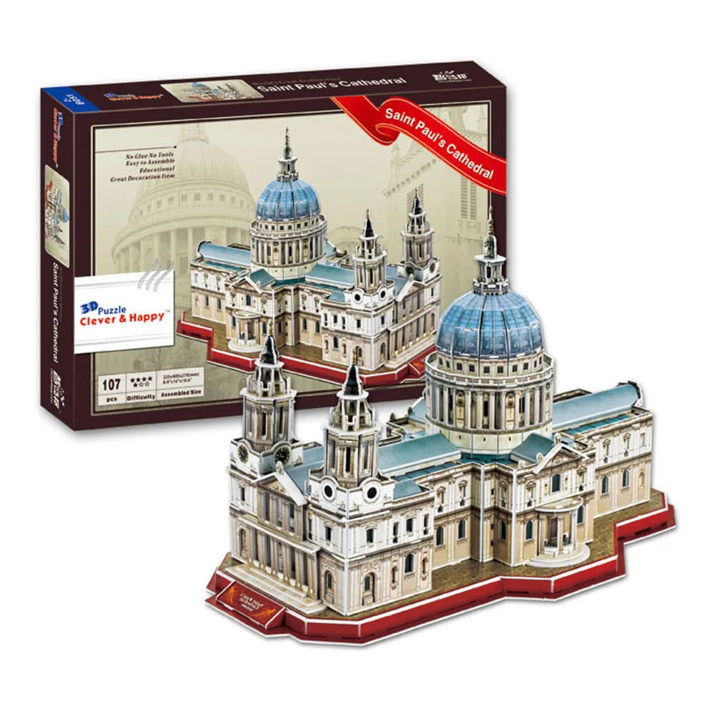 Hagia Sophia Model Jigsaw Puzzle Cardboard Building Puzzles Castle 3D for Wholesale