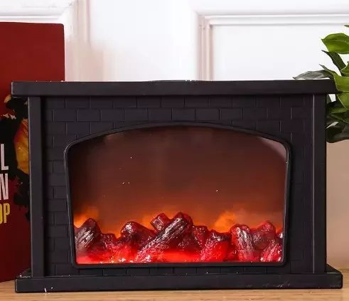 Новинка 2022 светодиодный светильник с имитацией пламени карбоновые огни для дома камин Рождественское украшение портативный