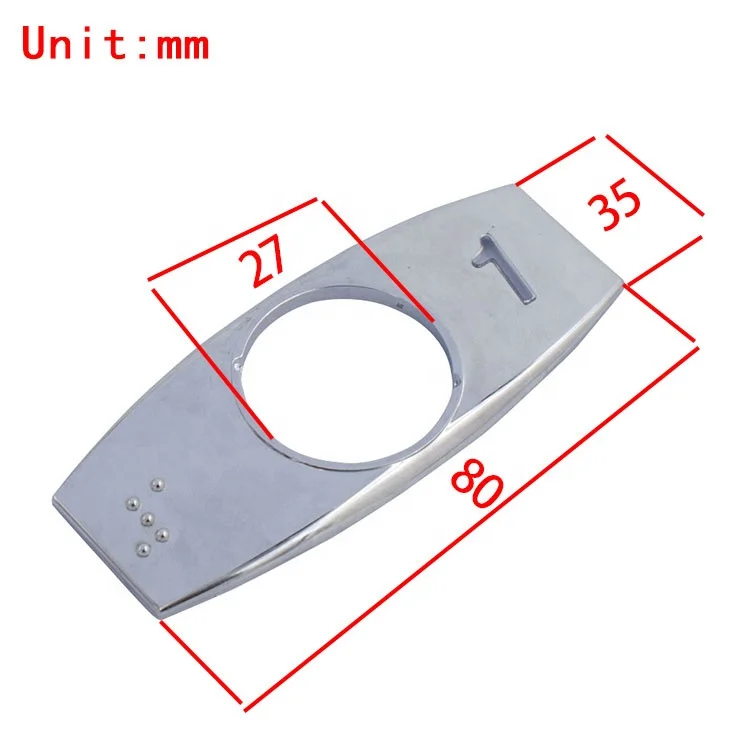 FAAAD112 Elevator Push Button Symbol with Braille