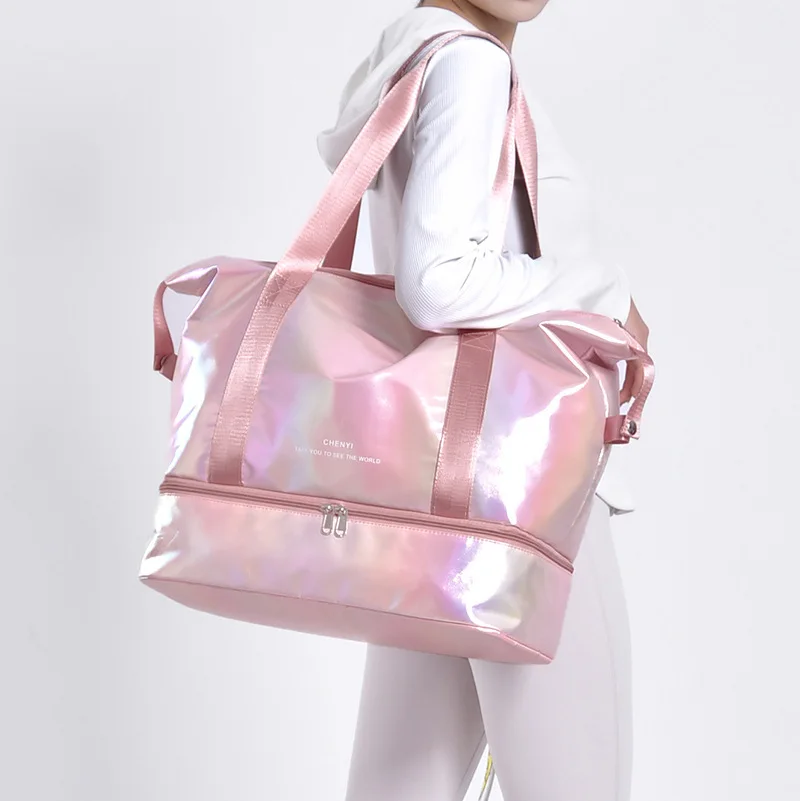 Wholesale Fashion Waterproof Outdoor Travel Bag Durable PU Gym Bag