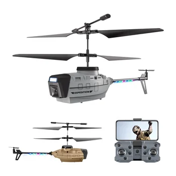 2024New Helicopter Drone KY202 with Obstacle Avoidance Intelligent Hover RC Toys 4K HD Dual Camera Helicopter Drones