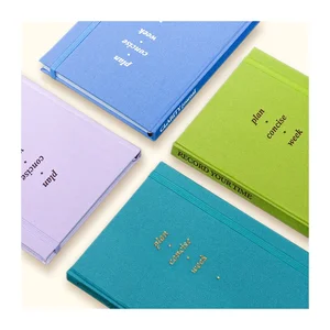Customised School Journal A5 Cute Planner Eco-friendly Diary Hardcover Recycled Waterproof Fabric Notebook with logo Printing