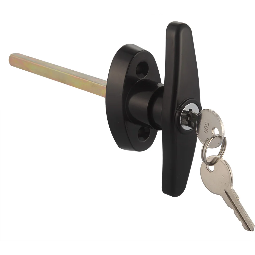 New Arrival  Black T Handle Lock Cabinet and Garage Door Handle Lock Garage Door T Handel Locking