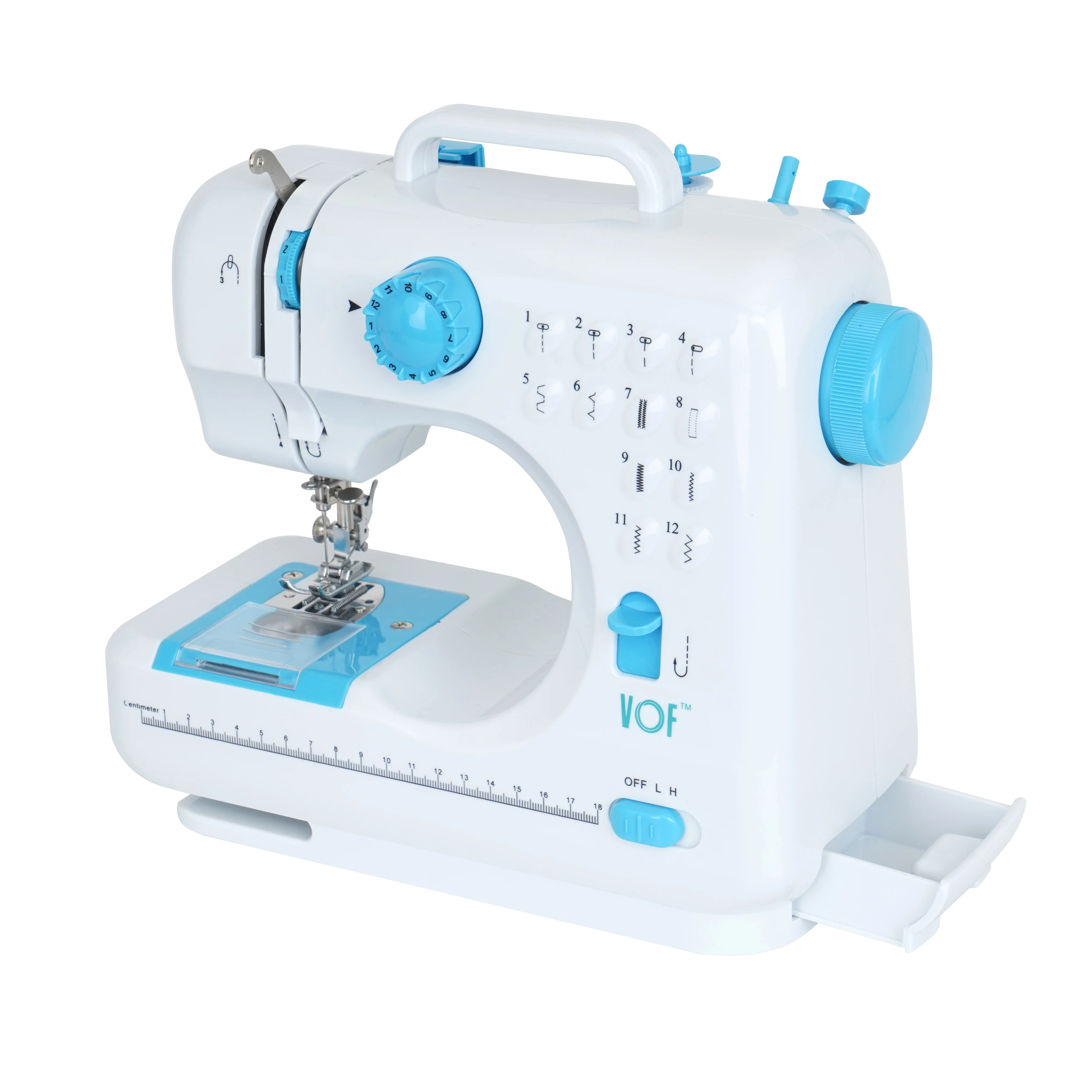 VOF FHSM-505 Automatic Pattern Hem Jeans Homeuse Suit Overlock Sewing Machine with Foot Pedal