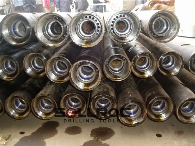 114mm Diameter 3m Length Dual Wall RC Drill Pipe with 4'' Metzke Thread for Reverse Circulation Sampling Drilling