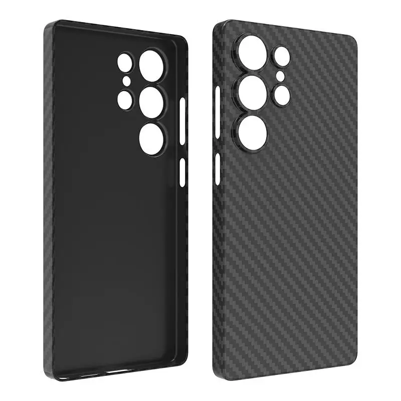 product minimalist nano ultra thin for samsung for galaxy s25 ultra phone case new pp carbon fiber texture mobile cover for s25 plus-6