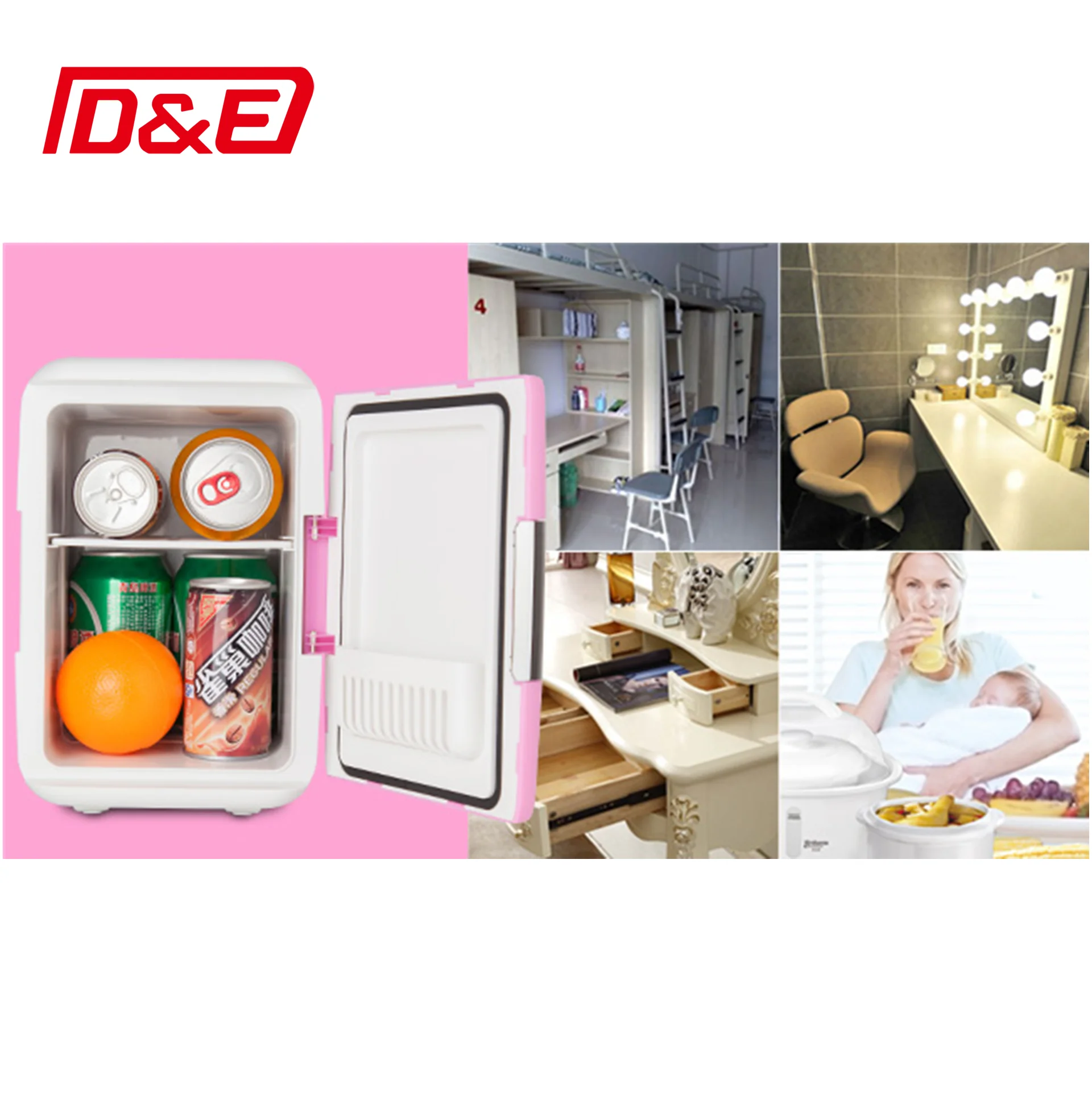 5L Fresh Keeping Box Mini Fridge Portable Custom Makeup Cosmetic Refrigerator Travel Fridge Beer Beverage Coolerfor Car Home