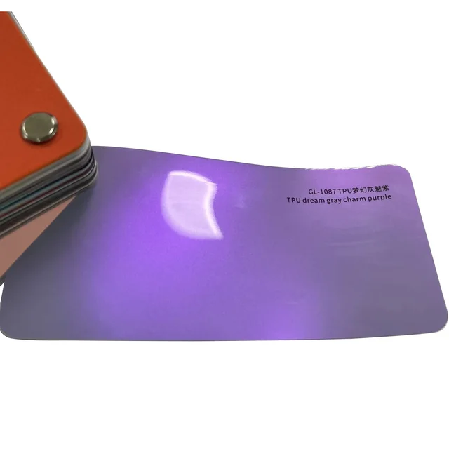 RPPF Best Quality Promotional 7.5Mil  TPU  Dream Gray Charm Purple Car Films Eco-Friendly Material