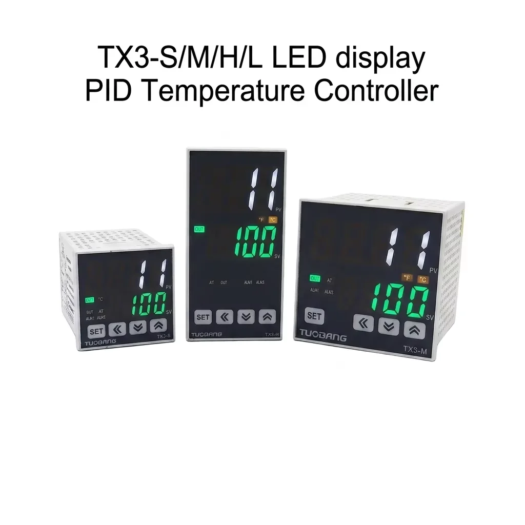 TUOBANG TX3-S/M/H/L/W W1G-2 LED Display PID Temperature Controller ODM/OEM Industrial Thermostat for Packaging Machine