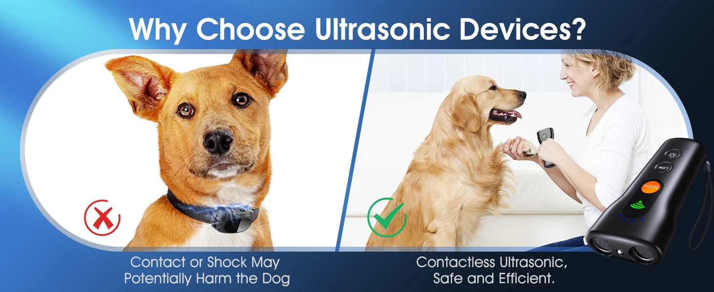 Hot Seller Outdoor Rechargeable Ultrasonic Dog Repeller No Bark Collar