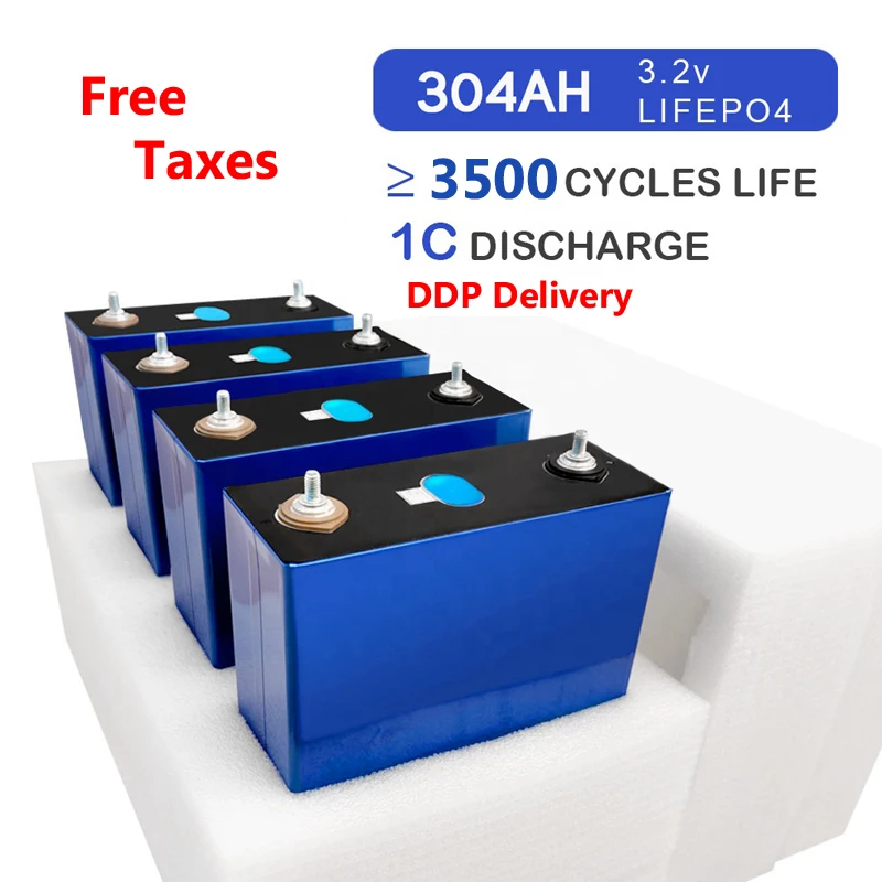 Solar Lithium Battery Cells 896Wh 3.2 V 280ah Lifepo4 Battery OEM ODM