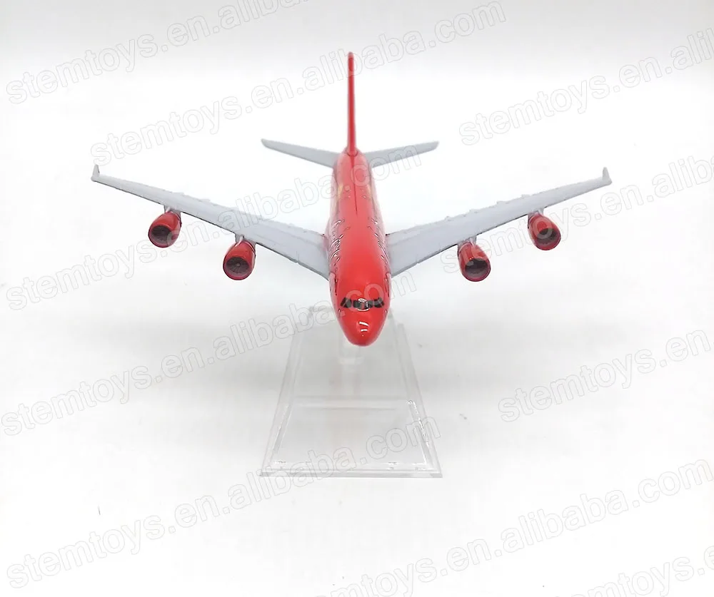 16CM A380 Airplane Model 1:400 Diecast Cocacola - Collectible