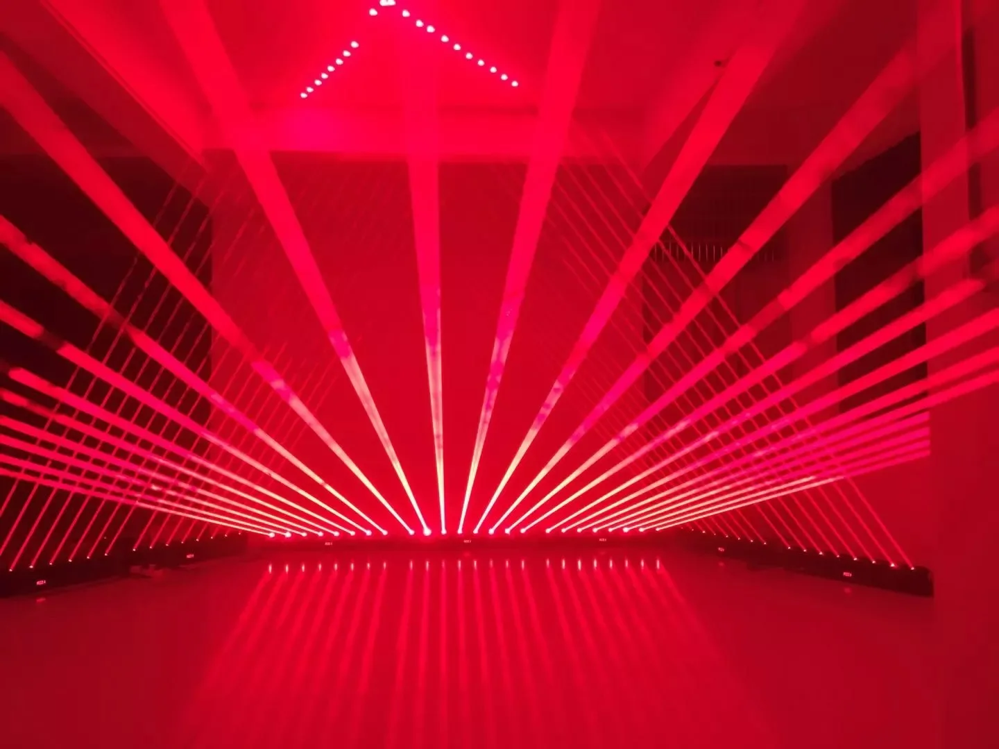 8eye Red Laser bar Light 8x3w Led Moving Head Stage Dj Disco