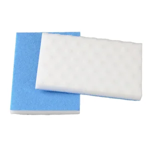 Professional Manufacturer Cleaning Sponges Magic Composite Melamine Sponge With Non-Woven Fabric for Furniture Cleaning
