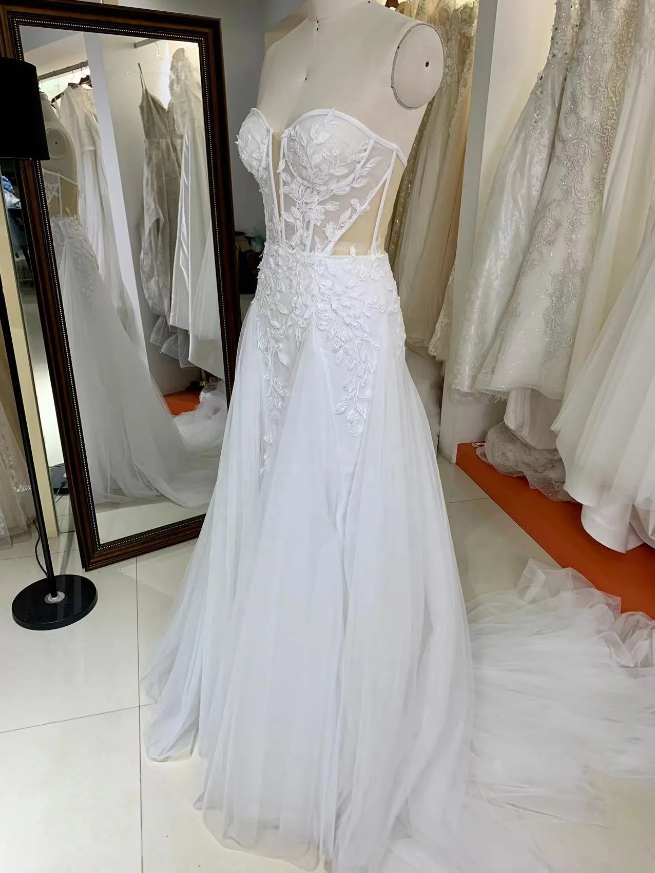 Shop Our Collection of Simple Sweetheart Fitted Corset Wedding Dresses