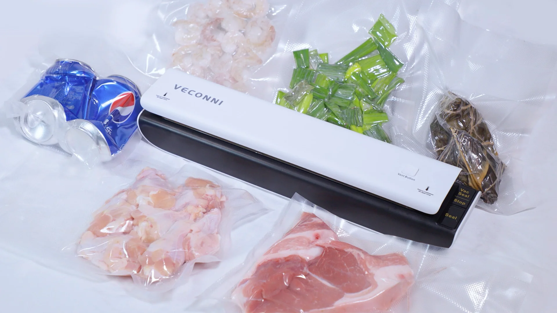 Nutrichef Automatic Plastic Bag Abs Food Vacuum Sealers