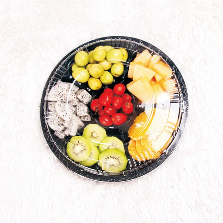 OEM прозрачная блистерная коробка для упаковки фруктового салата, прозрачные пластиковые коробки для фруктов