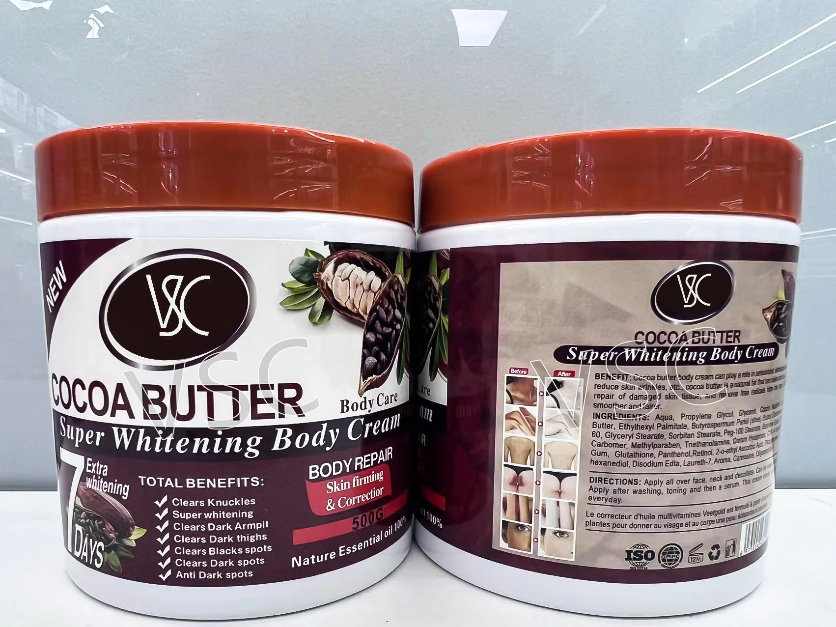 Gommage corporel au sel blanchissant au curcuma, crème de douche, vente en gros, éclaircissant, nettoyant pour le corps et le visage, exfoliant les taches brunes, soin de la peau