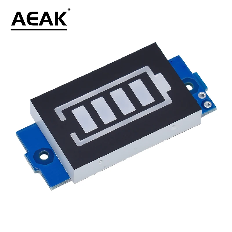 Индикатор емкости литиевых батарей 1S 2S 3S 4S 6S 7S синий дисплей 6 в 12 В 24 36 48 панель индикатора