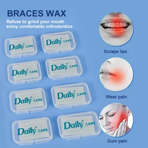 Daily Care Wholesale Dental Care Orthodontic Wax with Storage Box Mouth Care Disposable Anti-grind Orthodontic Wax for Bracket