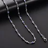 Catena in argento blu