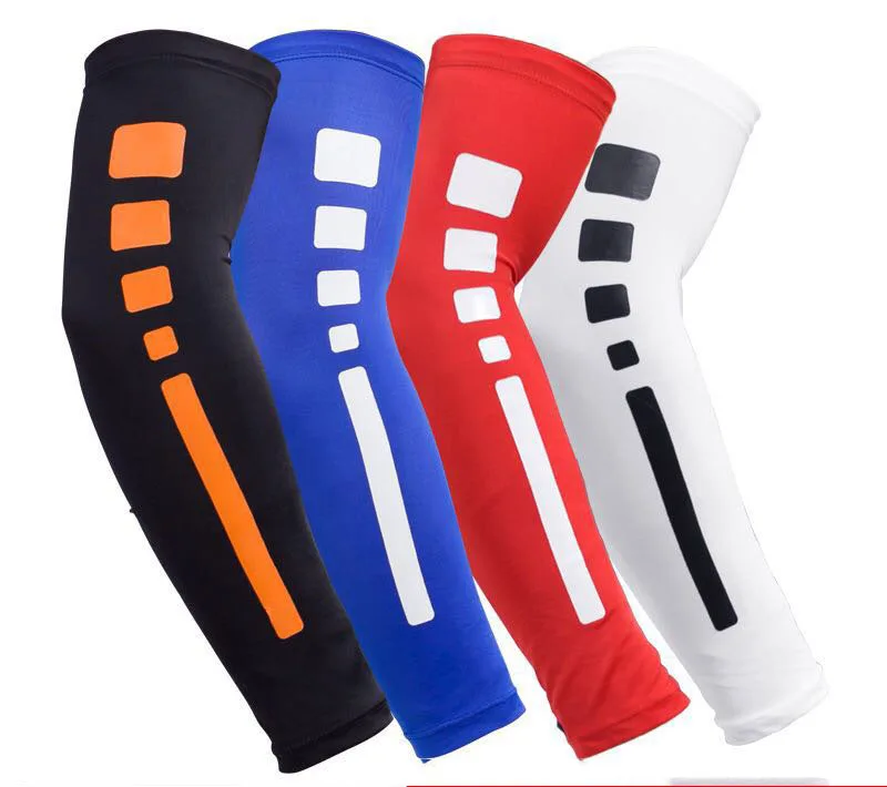 Outdoor Sports Sun Protection Riding Basketball Arm Sleeve Anti Slip Elastic Elbow Protector