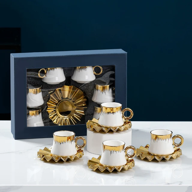 High Quality Ceramic Coffee Cup Porcelain Espresso Coffee Cups Set