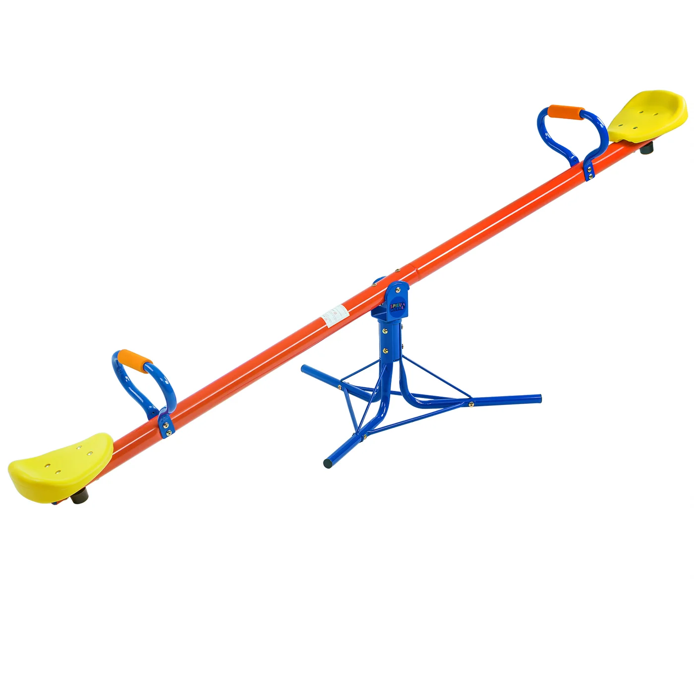 XSS001 360 Degree Rotating Plastic Teeter Totter Sturdy 1.8m Kids Outdoor Seesaw Rocking Chair for Garden Indoor Play High