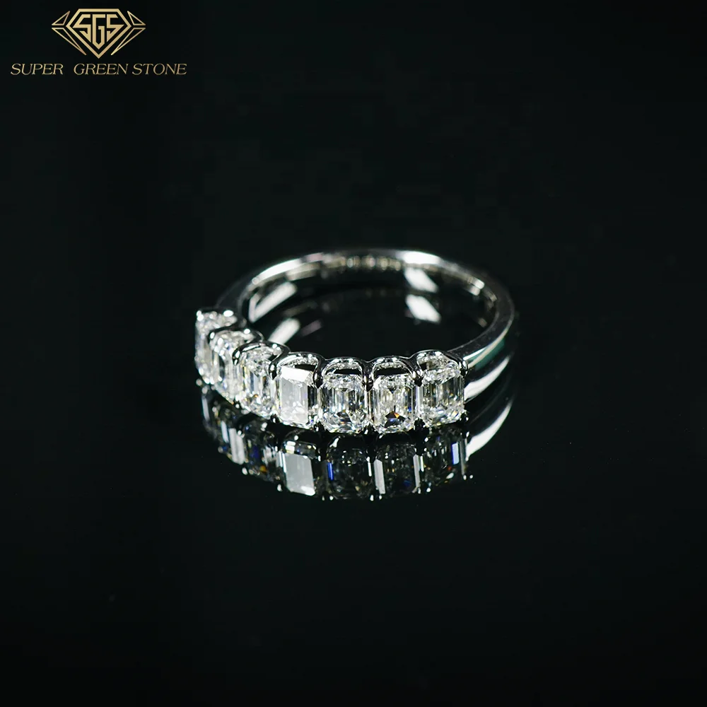 Custom Jewelry Lab Diamond Engagement Ring Fashion Jewelry Factory Custom 9k 14k Gold Wedding