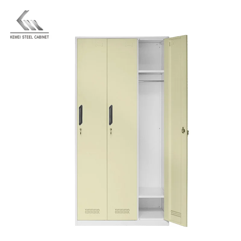 3 двери стальной шкаф для спальни шкафы шкафов металлический шкафчик железный