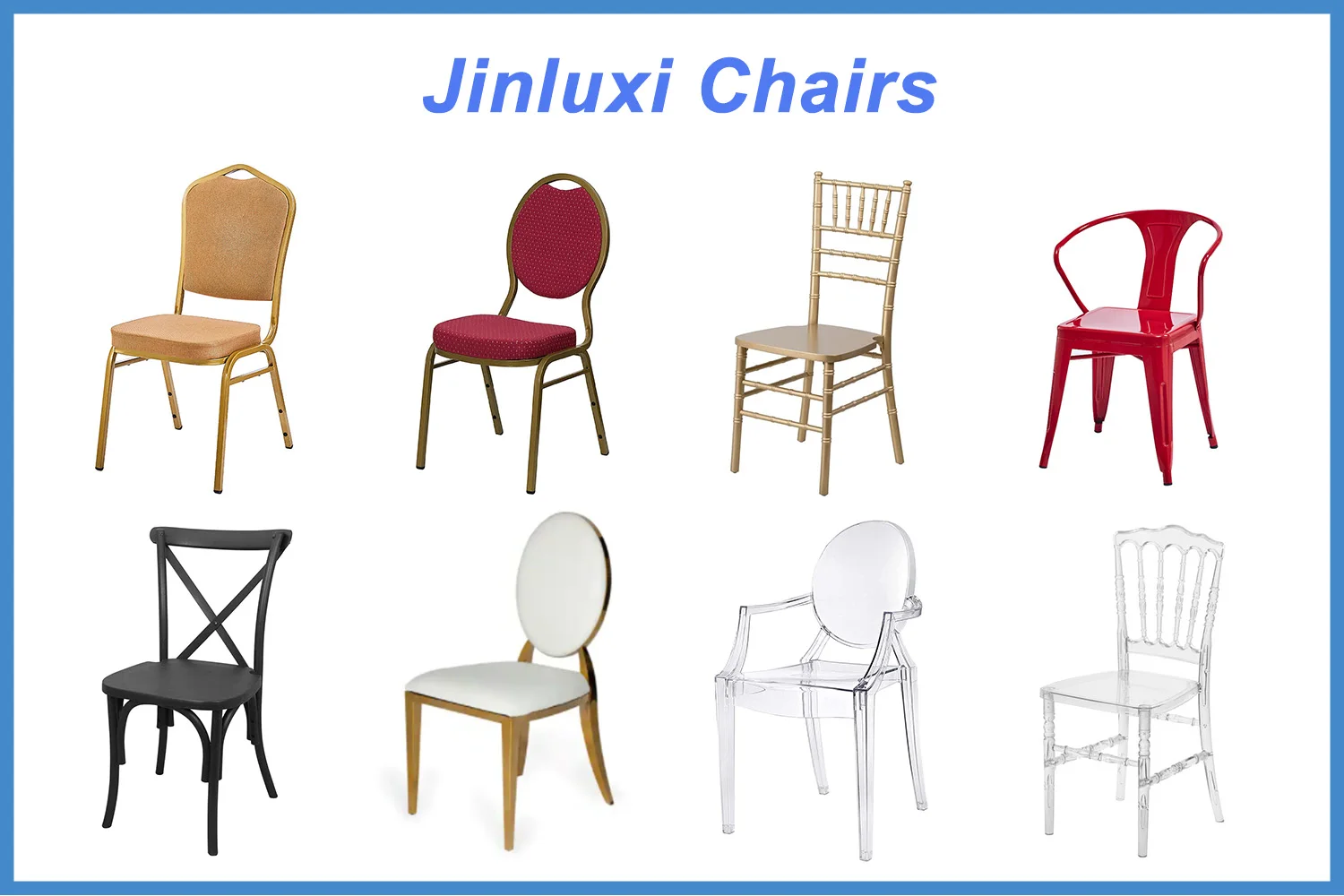 Blue Banquet Event Church Chairs,Upholestered Back And Seat Chairs For